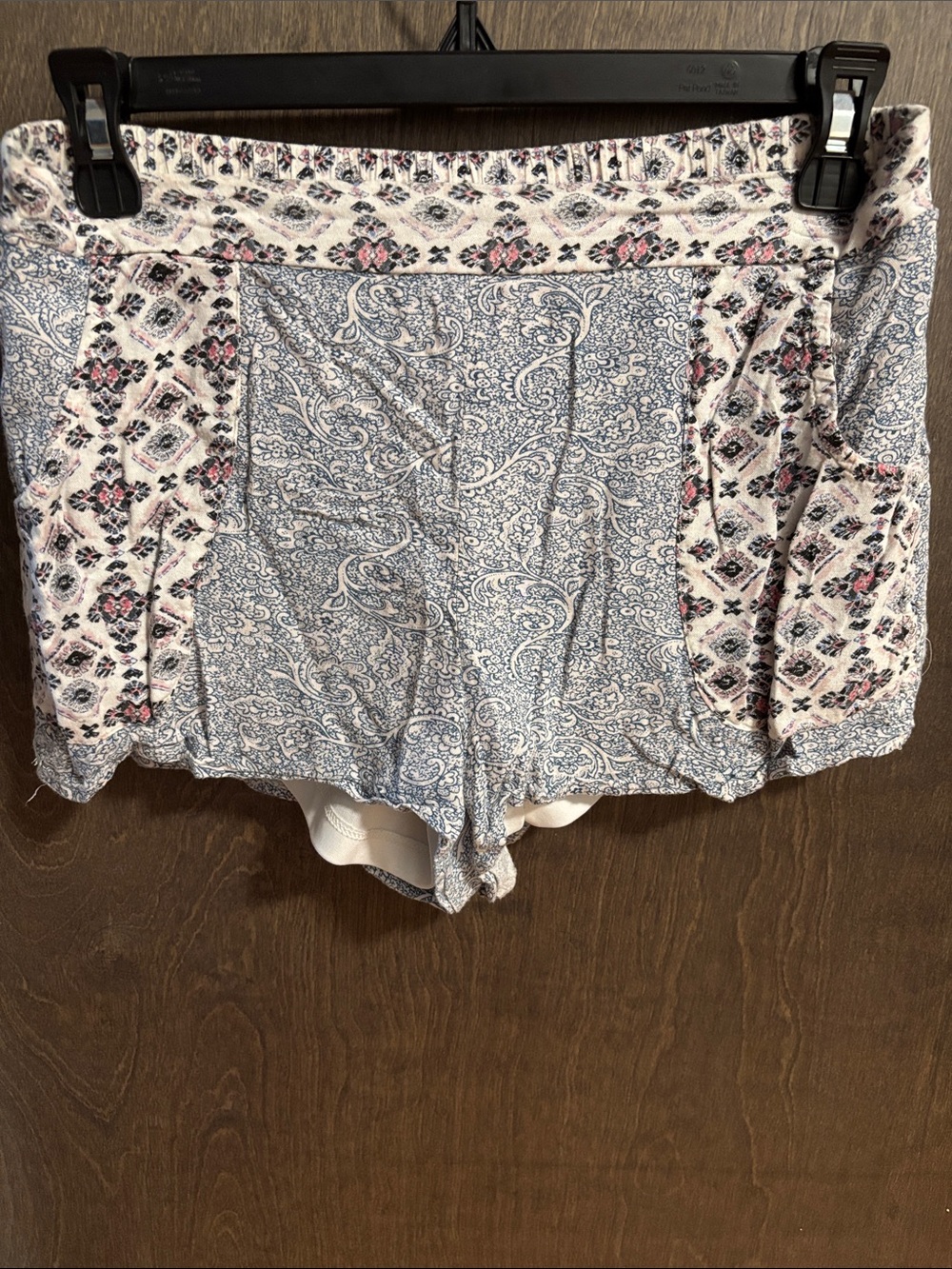 Boho Paisley Pull-On Shorts